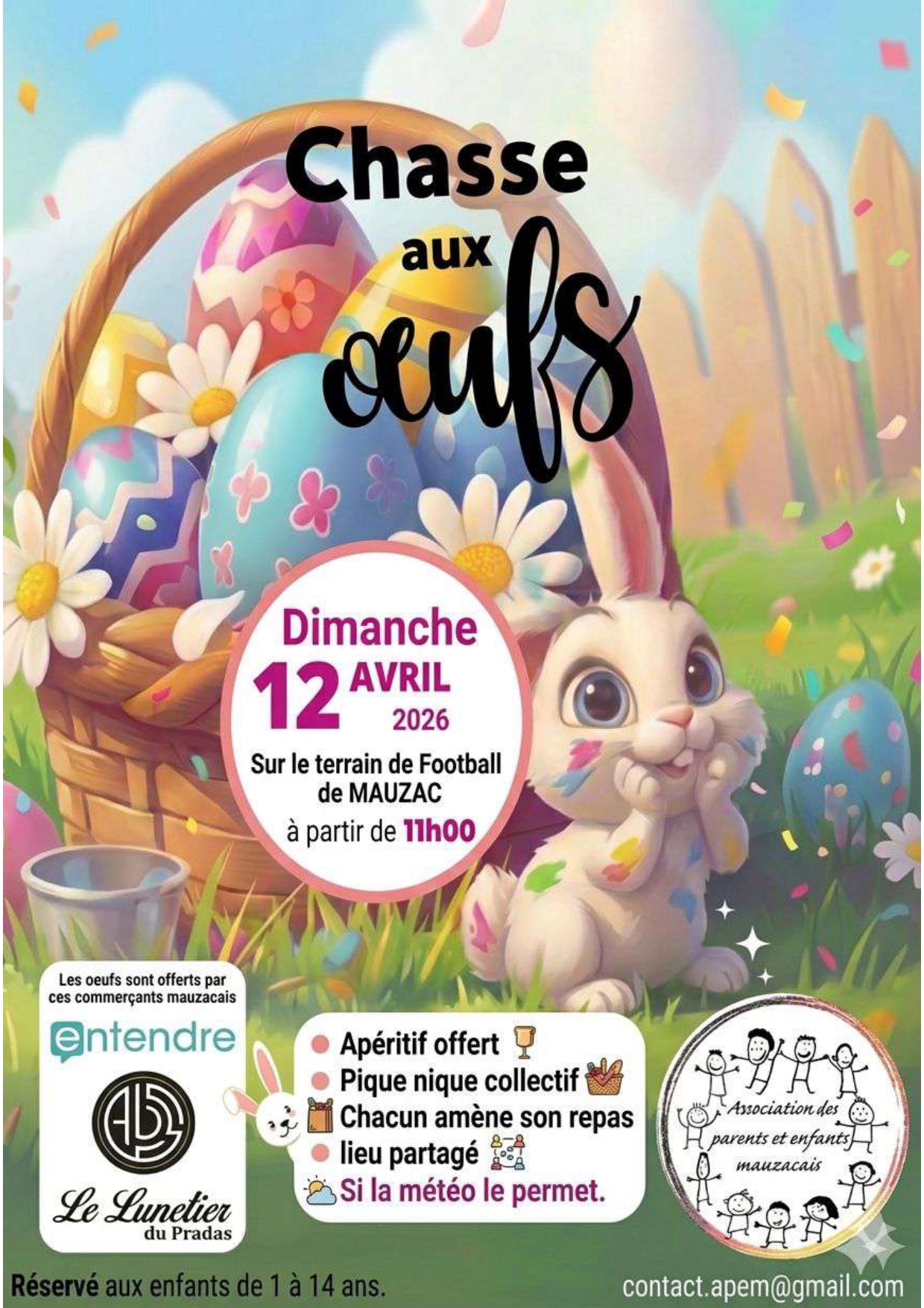 Chasse aux oeufs Affiche 2026 page 0001